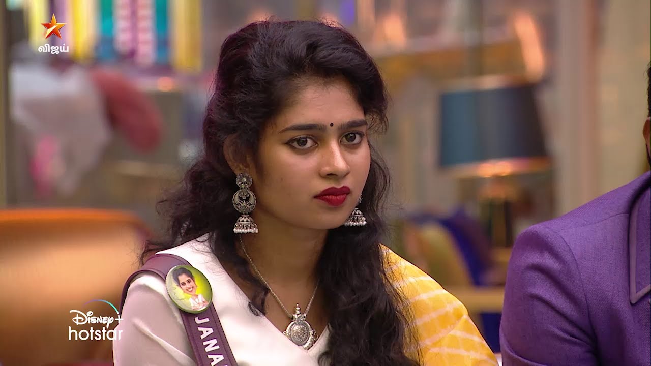 பிக்பாஸ் வீட்டை விட்டு வெளியேறினார் ஜனனி.! Bye Bye ஜனனி.! ஒரு நல்ல பிளேயர் போய்ட்டாங்க.! 3