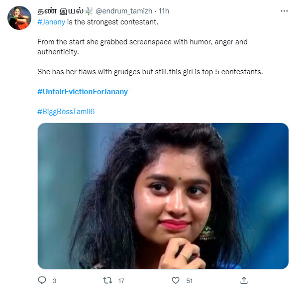 ஜனனி பயண வீடியோவை பாத்தா ரொம்ப பாவமா இருக்கு.! Unfair Eviciton இது.! ஜனனி ரசிகர்கள் ஆதங்கம்.! 25