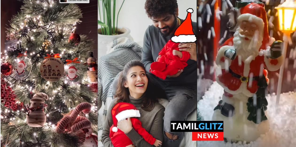 தனது இரு குழந்தைகளுடன் கிறிஸ்துமஸ் கொண்டாடிய நயன் விக்கி தம்பதிகள்.! அழகிய புகைப்படம்.! 39