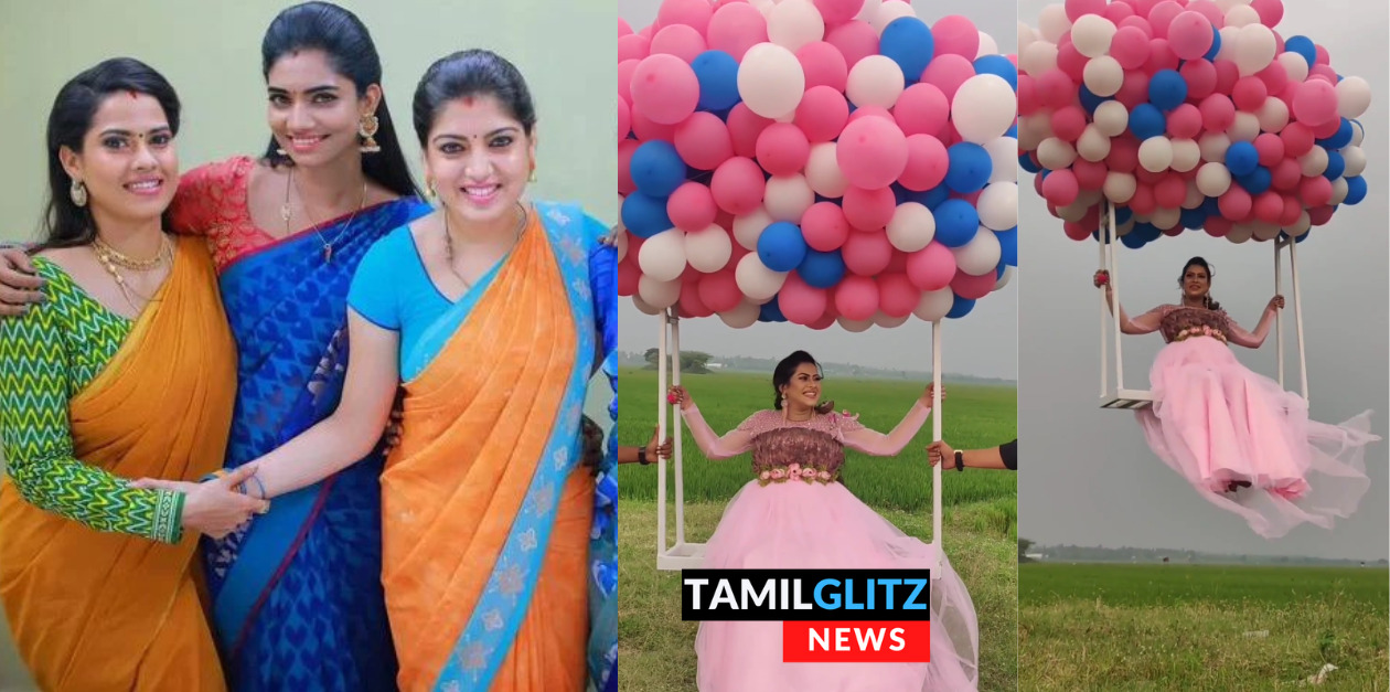 பலூனில் அந்தரத்தில் பறந்தபடி கர்ப்பகால புகைப்படங்கள் எடுத்த பாண்டவர் இல்லம் அனு.! 69