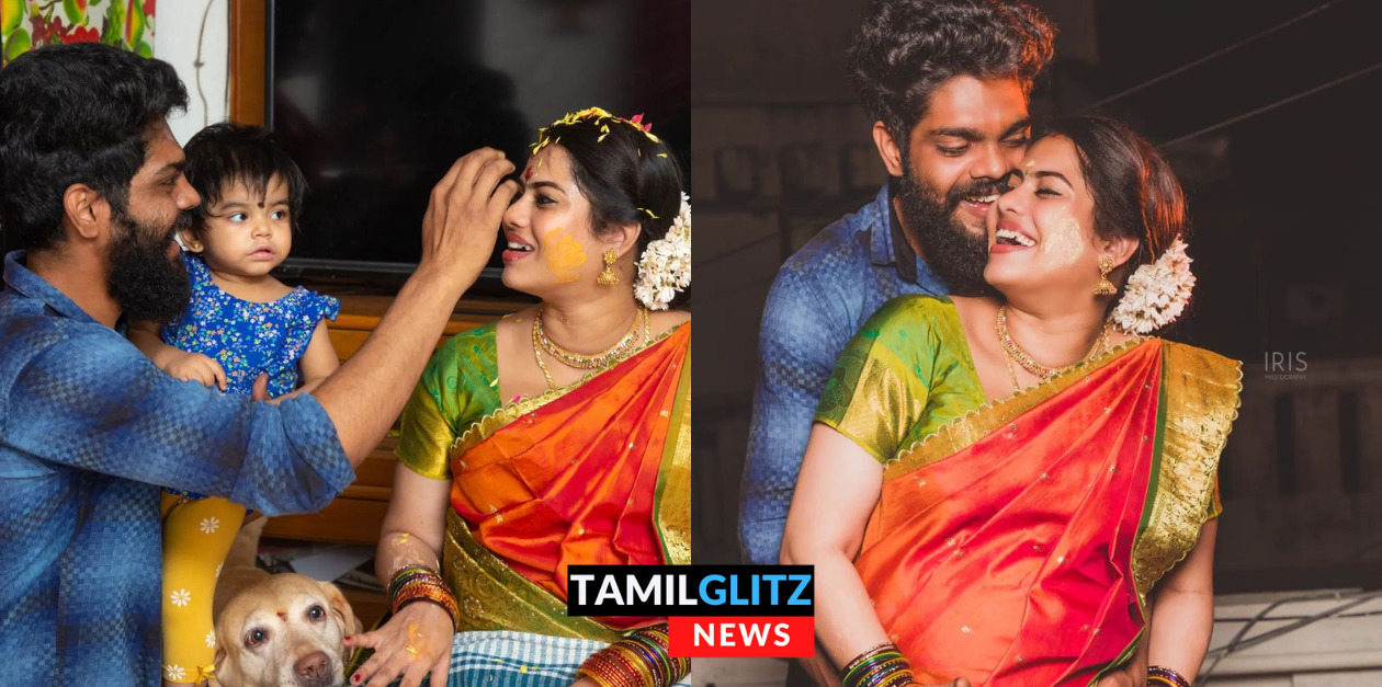 பல வருடங்கள் கழித்து குட் நியூஸ் சொன்ன பாண்டவர் இல்லம் அனு.! வீட்டிலேயே சிம்பிளாக நடந்த வளைகாப்பு 49