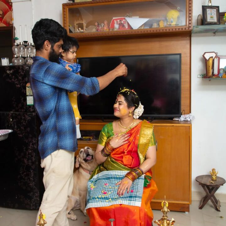 பல வருடங்கள் கழித்து குட் நியூஸ் சொன்ன பாண்டவர் இல்லம் அனு.! வீட்டிலேயே சிம்பிளாக நடந்த வளைகாப்பு 3