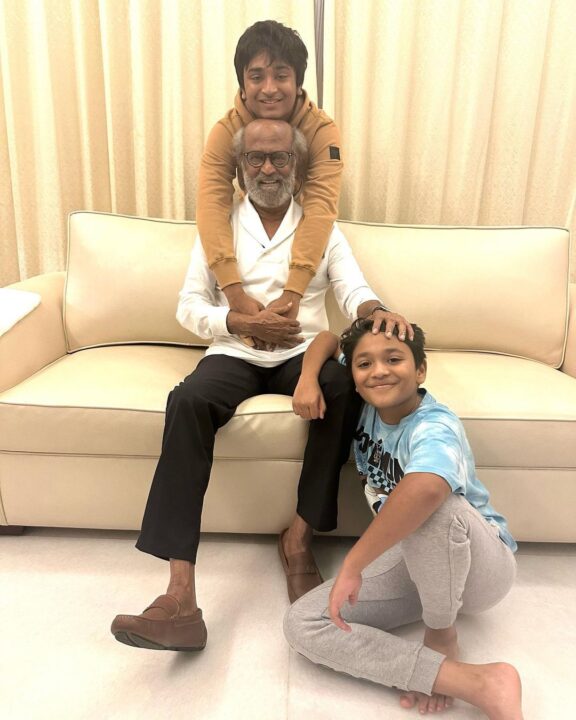 தனது பேரன்களுடன் பிறந்தநாளை கொண்டாடிய சூப்பர் ஸ்டார்.! ஐஸ்வர்யா வெளியிட்ட அழகிய புகைப்படம் 3