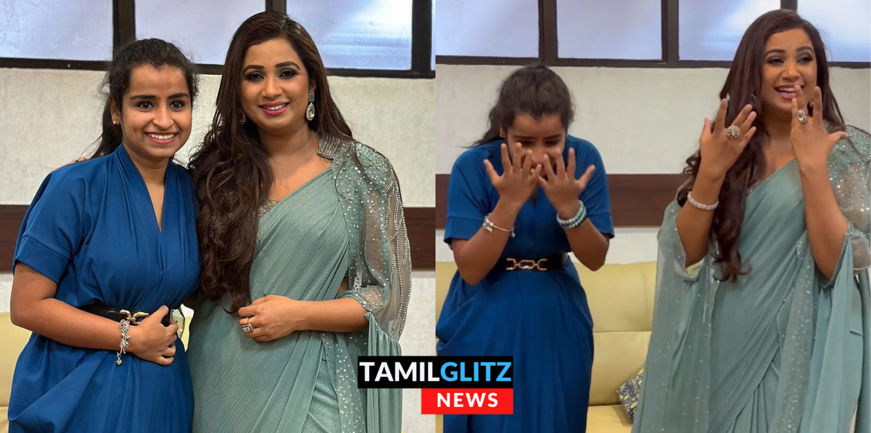 சிவாங்கி உன் எல்லா வீடியோ பாத்து இருக்கேன் நீ ஒரு எனர்ஜி பூஸ்டர்.! சிவாங்கியை பாராட்டிய ஸ்ரேயா கோஷல்.! 7