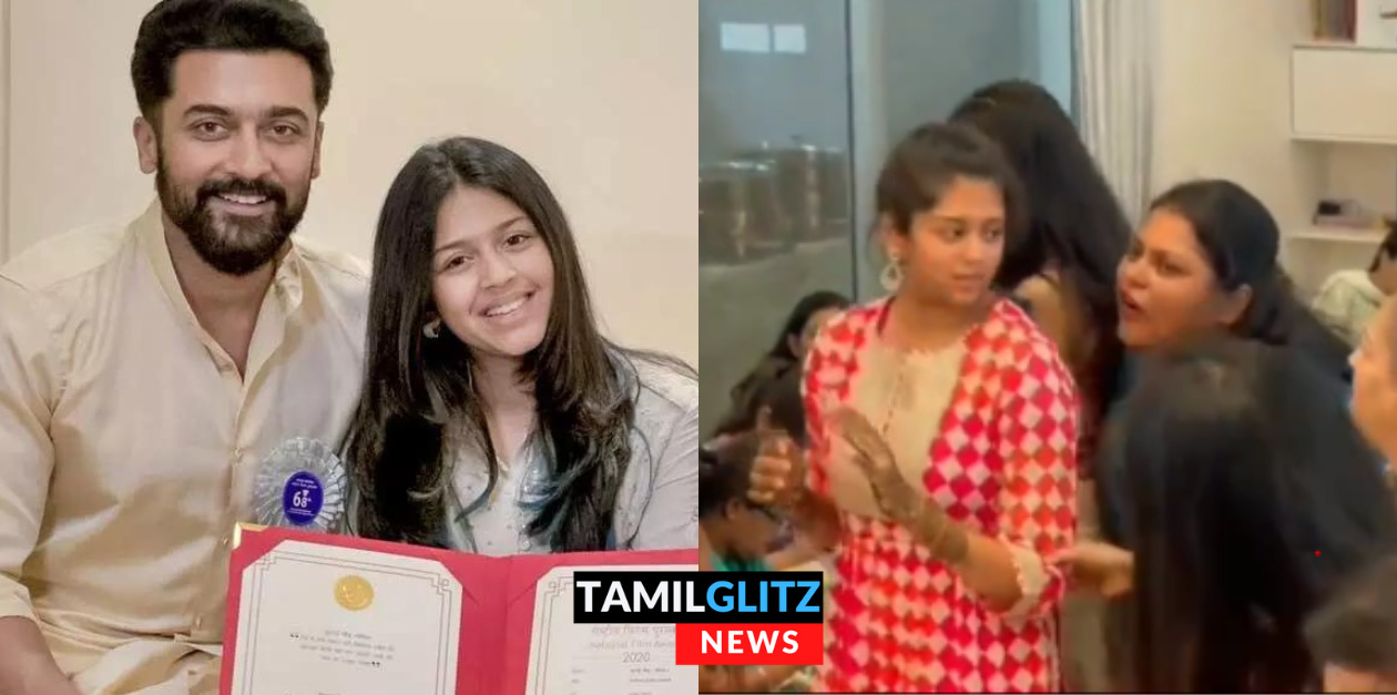 வீட்டில் நடந்த பார்ட்டியில் செம்ம Cute ஆக ஆடிய சூர்யா மகள் தியா.! செம்ம Cute ஆ இருக்காங்களே.! 171