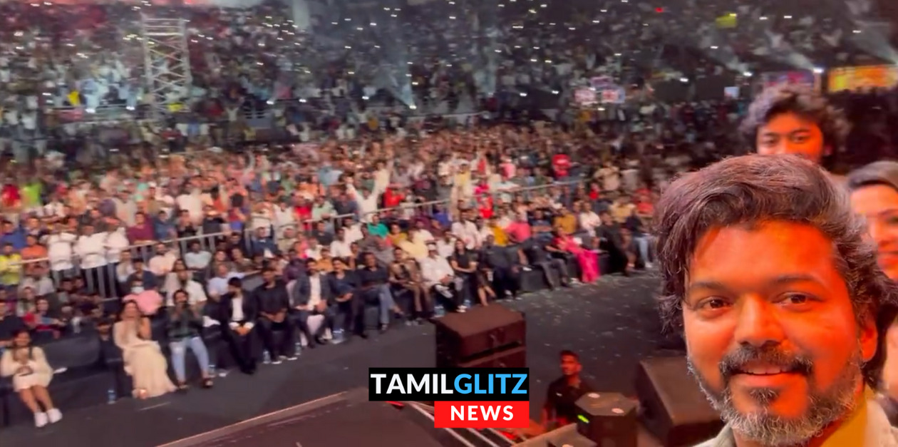 லட்சக்கணக்கில் மாஸாக கூடிய கூட்டம்.! ரசிகர்களுடன் ஆசையாய் செல்பி எடுத்த தளபதி.! 61