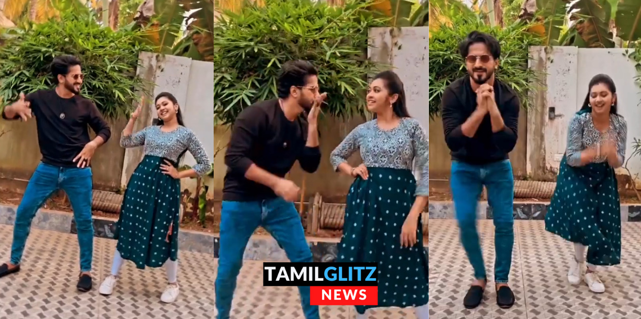 ரஞ்சிதமே பாடலுக்கு மரண குத்தாட்டம் போட்ட மௌனராகம் வருண் மற்றும் ஸ்ருதி.! வேற லெவல் டான்ஸ்.! 7