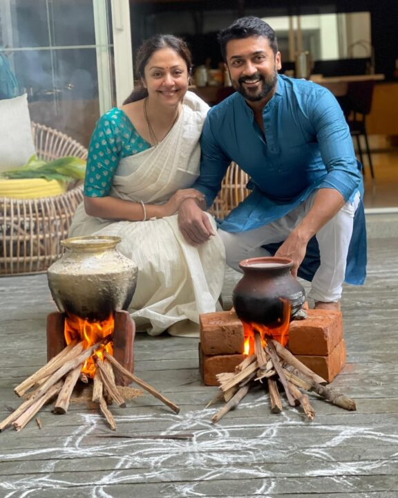 பொங்கலை வெகு சிறப்பாக கொண்டாடிய கோலிவுட் நட்சத்திரங்கள்.! வெளியான அழகிய புகைப்படங்கள்.! 2