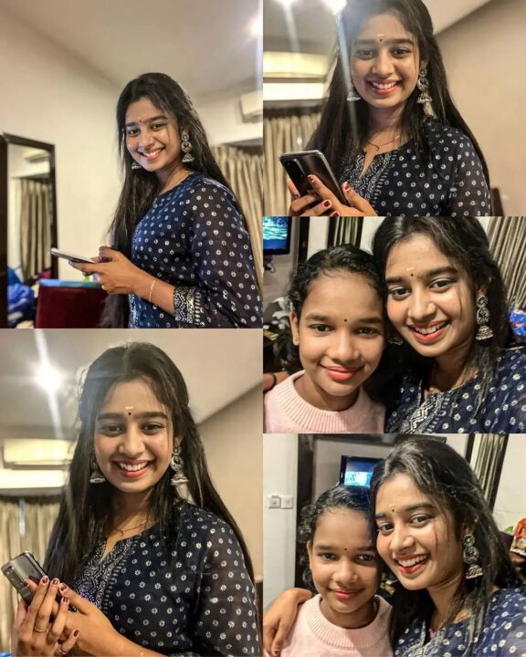 தனது குட்டி தங்கையுடன் புத்தாண்டை கொண்டாடிய ஜனனி.! ஜனனி வெளியிட்ட அழகிய புகைப்படங்கள் 7