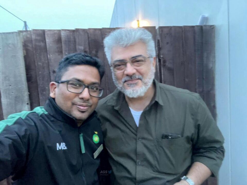 புது கெட்டப்பில் லண்டனுக்கு சென்ற தல.! அஜித்தை பார்த்ததும் துள்ளி குதித்த ரசிகைகள்.! வைரல் வீடியோ.! 5