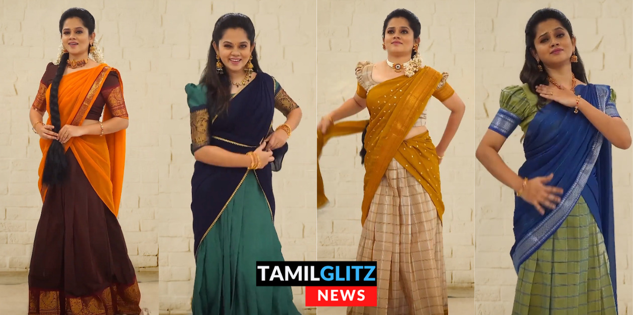 என்ன ஒரு நிமிஷத்துல இந்த டிரஸ் மாத்திட்டாங்க.! வைரலாகும் அனிதா சம்பத்தின் வீடியோ..! 47
