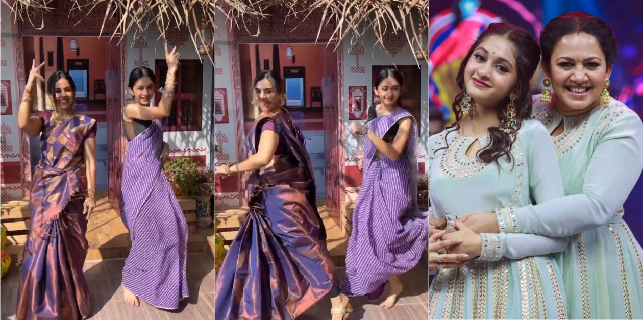 வா சித்தி ஒரு டான்ஸ் போடலாம்.! சித்தியுடன் சேர்ந்து செம்ம Cute ஆக ஆடிய அர்ச்சனா மகள் சாரா.! 7