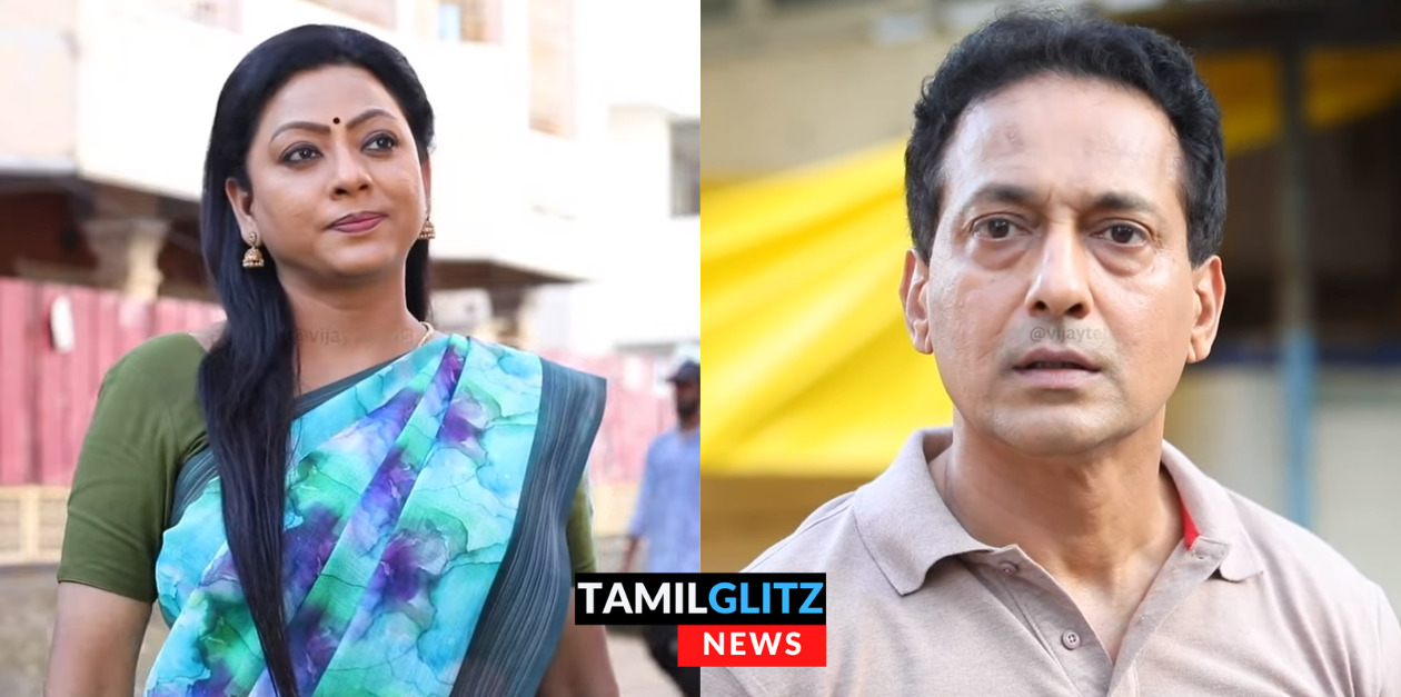 பாக்கியாவின் அழகை பார்த்து மயங்கி போய் நின்ற கோபி.! பங்கமாக கலாய்த்து ஓட விட்ட பாக்கியா.! 35