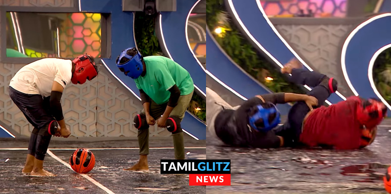 சோப்பு தண்ணியில் நடக்க விட்ட பிக்பாஸ்.! தலைகுப்புற கவிழ்ந்தடித்து விழுந்த ஹவுஸ்மேட்ஸ்.! 105