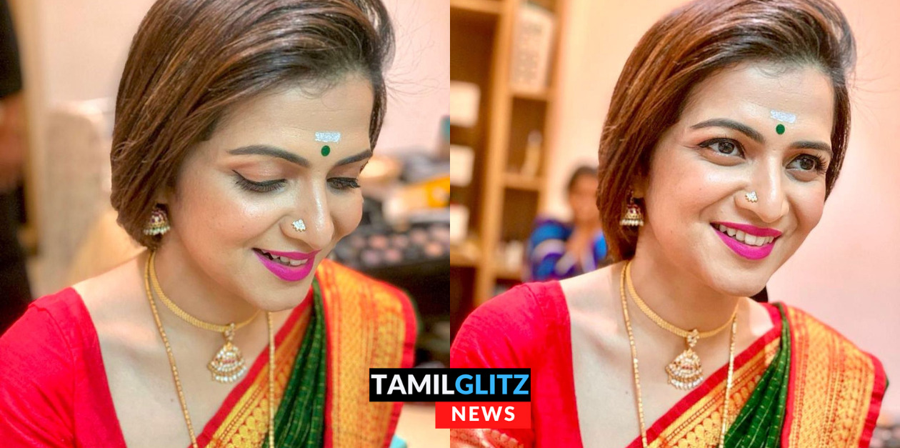 பச்சை பட்டு உடுத்தி, தலை நிறைய மல்லி பூ வைத்து, பொங்கல் வைக்க தேவதை போல வந்த டிடி.! 87