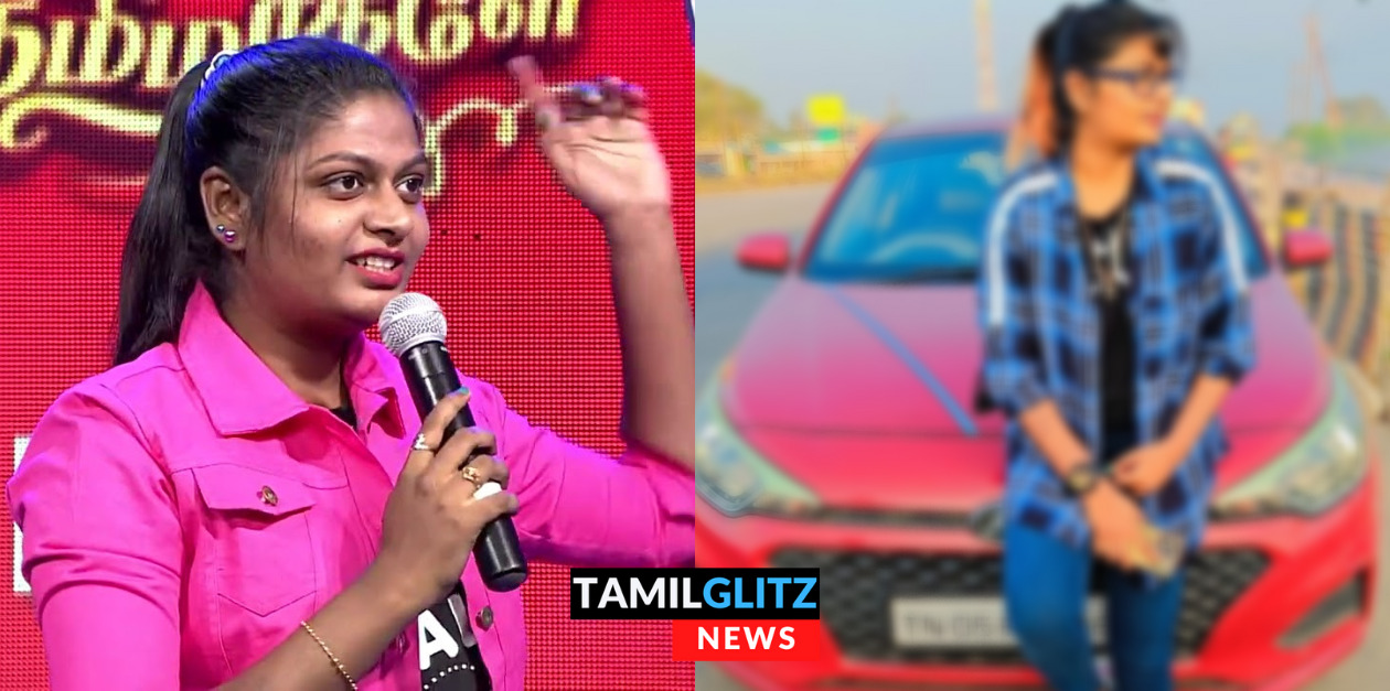 புத்தாண்டில் புது கார் வாங்கிய இசைவாணி.! Tom Boy லுக்கில் செம்ம கெத்தாக போஸ் குடுத்த இசைவாணி.! 65