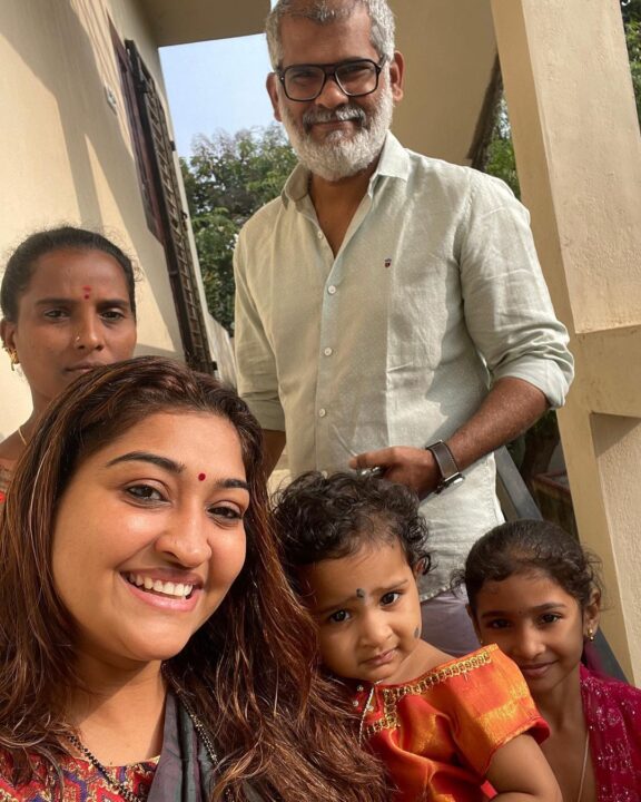 புதிதாக வீடு கட்டி வரும் நீலிமா ராணி.! பூமி பூஜையுடன் தொடங்கிய பணிகள்.! நீலிமா வெளியிட்ட அழகிய புகைப்படங்கள்.! 5