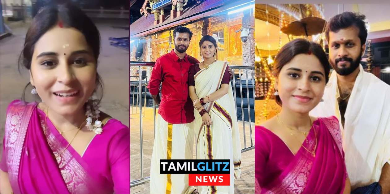 புத்தாண்டு இரவில் கணவருடன் கேரளா கோவிலில் வழிபாடு நடத்திய ரித்திகா.! அழகிய புகைப்படங்கள்.! 51