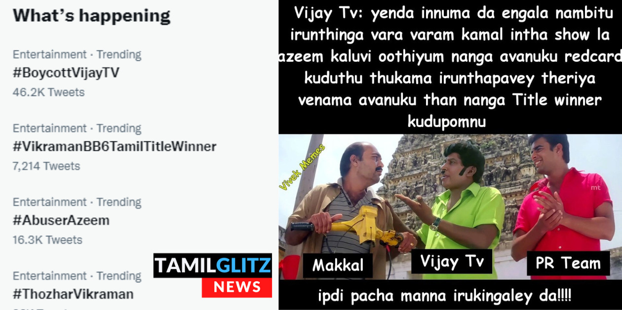 உண்மையான டைட்டில் வின்னர் விக்ரமன் தான்.! ட்விட்டர் ட்ரெண்டிங்கில் முதல் இடம் பிடித்த விக்ரமன்..! 63