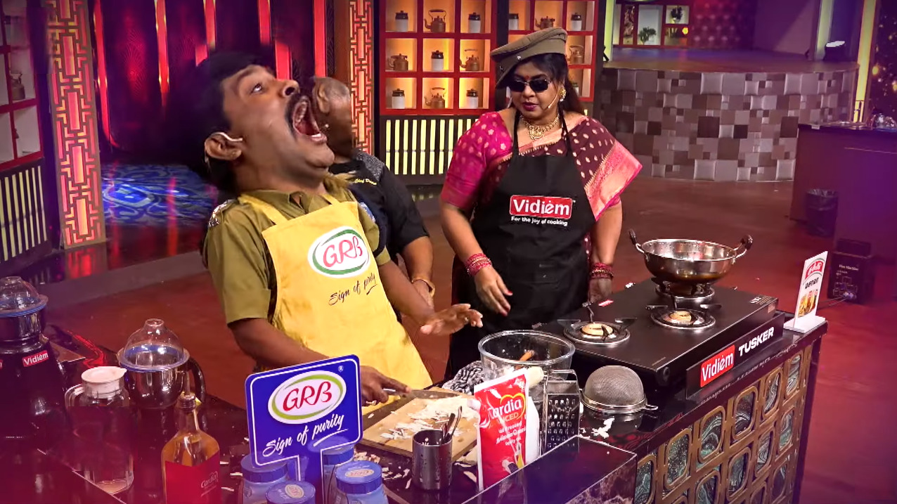 யோவ் ஜிபி உனக்கு என்ன காந்தாரான்னு நினைப்பா? ஓ ஓ என கத்திய ஜிபியை கழுத்தை காட்டி போட்ட தாமு.! 3