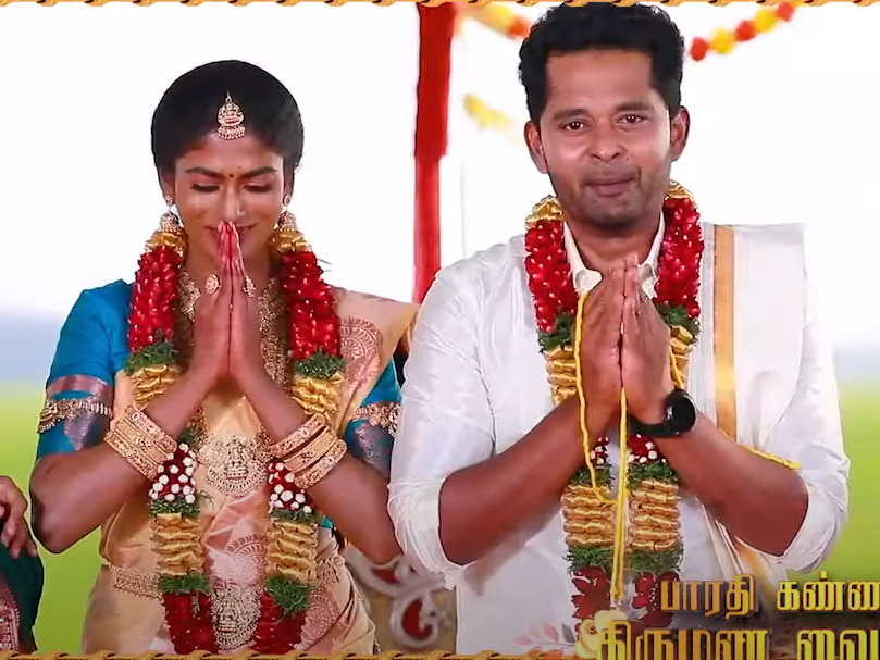 இயக்குனர் பேச பேச உடைந்து அழுத பாரதி கண்ணம்மா சீரியல் டீம்.! கடைசி நாள் ஷூட்டிங்கில் வெளியான வீடியோ.! 3
