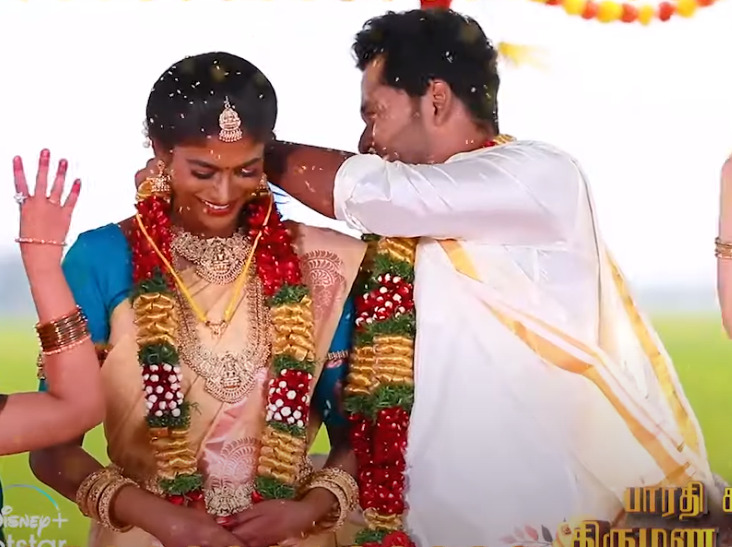 கண்ணம்மா கழுத்தில் தாலி கட்டிய பாரதி.! பரபரப்பான இறுதி கட்டத்தில் பாரதி கண்ணம்மா.! 3