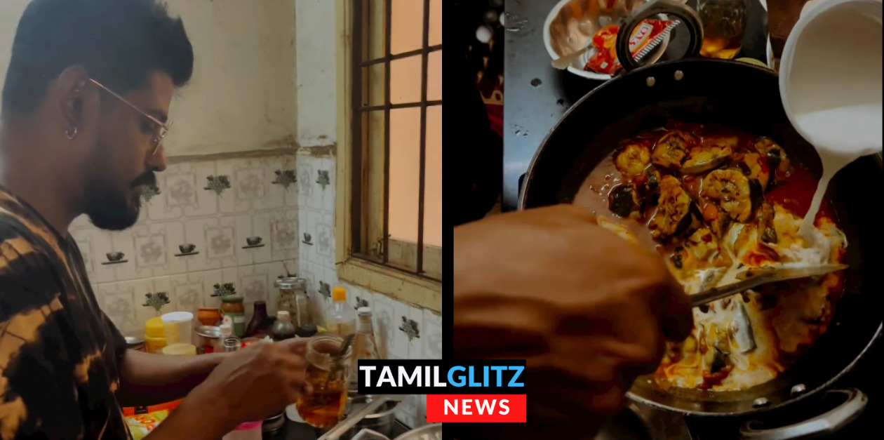 சுடச் சுட மீன் குழம்பு வைத்த ADK..! இந்த குழம்பை பார்த்தாலே சாப்பிடணும் போல இருக்கே.! 141