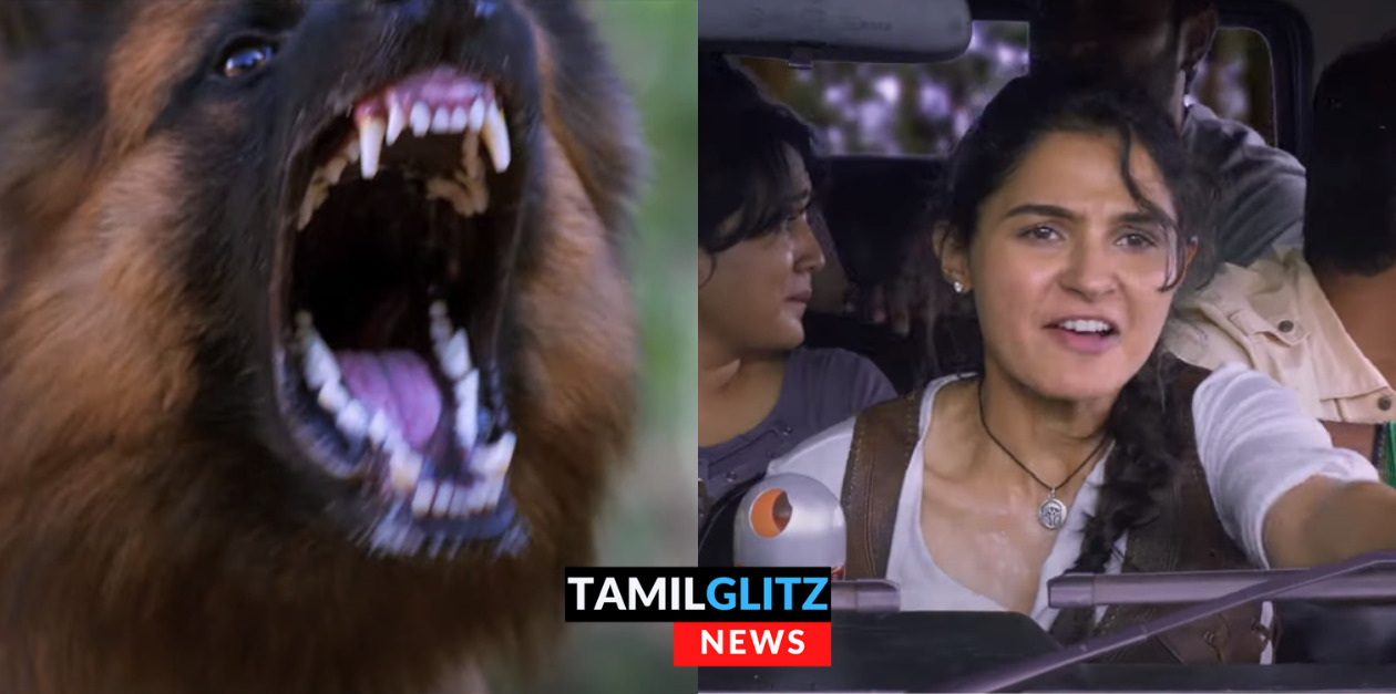 காட்டில் கொடூர நாய்களிடம் தனியாக மாட்டிக்கொள்ளும் ஆண்ட்ரியா.! நோ என்ட்ரி படத்தின் ட்ரைலர் இதோ.! 39