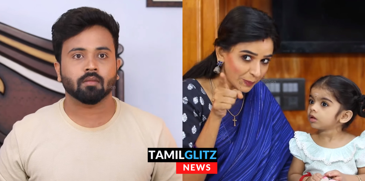 நிலா பாப்பா இங்க பாரு இவன் தான் சிடு மூஞ்சி பெரியப்பா.! செழியனை பங்கம் செய்த ஜெனி.! 117