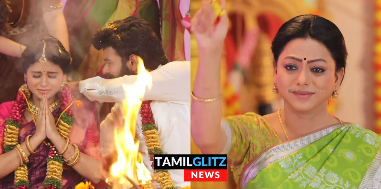 உன் கைகள் கோர்க்கும் ஓர் நொடி.! அம்ரிதா கழுத்தில் தாலி கட்டிய எழில்.! ஆனந்த கண்ணீர் விட்ட அமிர்தா.! 65