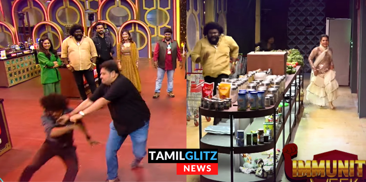 யார்ரா அவன் முரட்டு ஆளா ஓடிக்கிட்டு இருக்கான்.! மணிமேகலையுடன் ஓடி பிடிச்சு விளையாடும் காளையன்.! 81