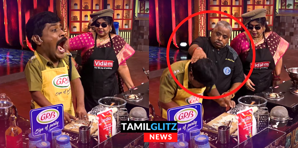 யோவ் ஜிபி உனக்கு என்ன காந்தாரான்னு நினைப்பா? ஓ ஓ என கத்திய ஜிபியை கழுத்தை காட்டி போட்ட தாமு.! 13