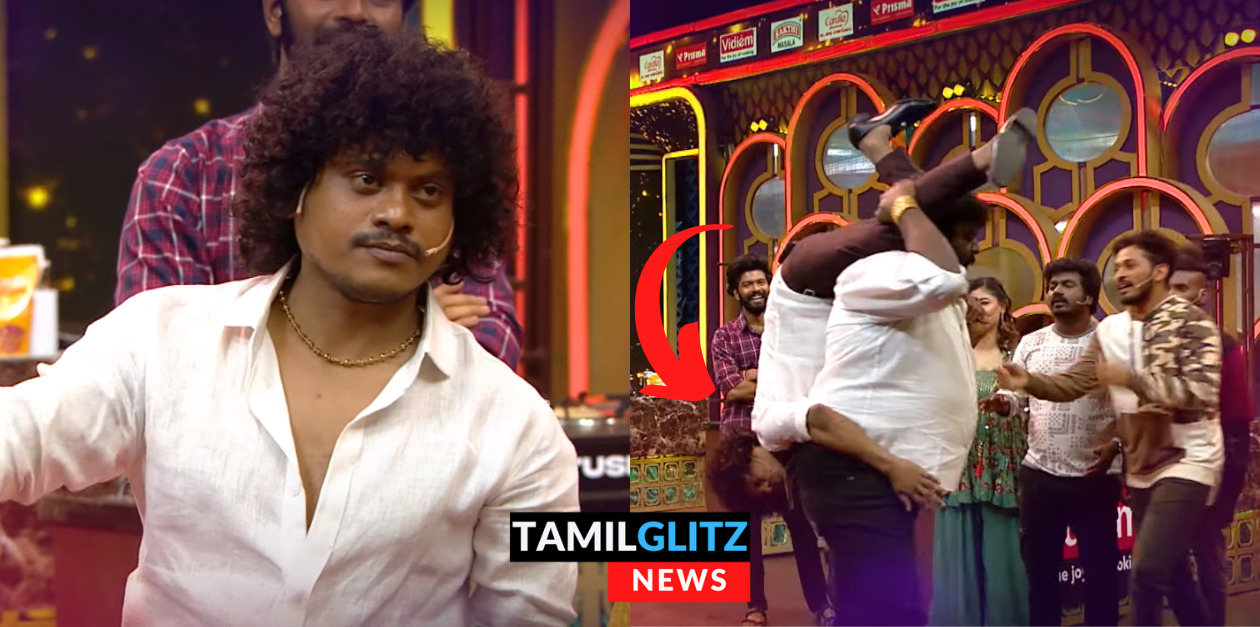 சண்டைக்கு போன புகழை தலைகீழாக தூக்கி சுற்றிய காளையன்.! செம்ம காமெடியான ப்ரோமோ.! 7