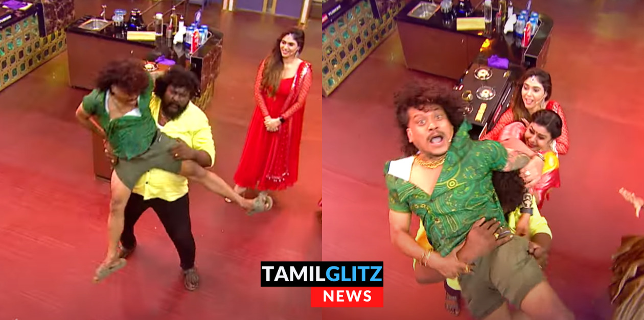 புகழை பிழிந்து எடுக்கும் காளையன்.! பயத்தில் அலறும் புகழ்.! செம்ம காமெடியான ப்ரோமோ.! 25