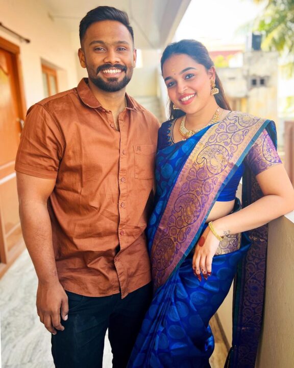 விரைவில் திருமணம்.! 6 வருட காதலியை அறிமுகம் செய்து வைத்த எ ரு ம சா ணி விஜய்.! 3
