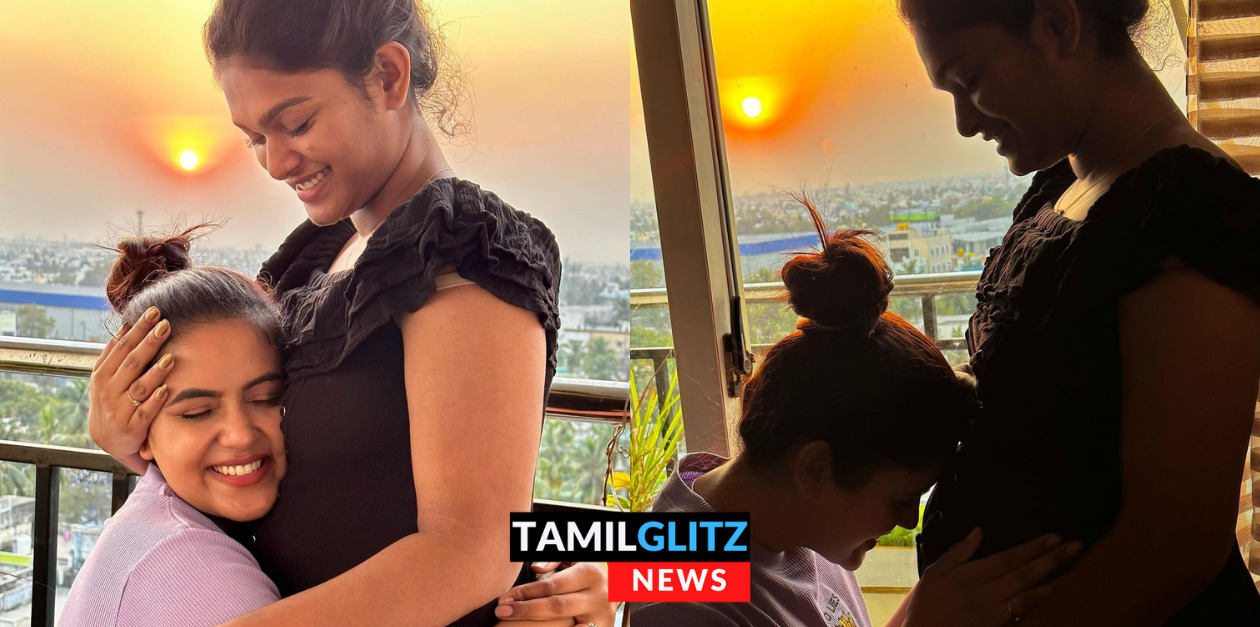 கர்ப்பமாக இருக்கும் நட்சத்திராவின் வயிறை கொஞ்சி விளையாடும் கயல் சைத்ரா ரெட்டி.! Cute போட்டோஸ்.! 79
