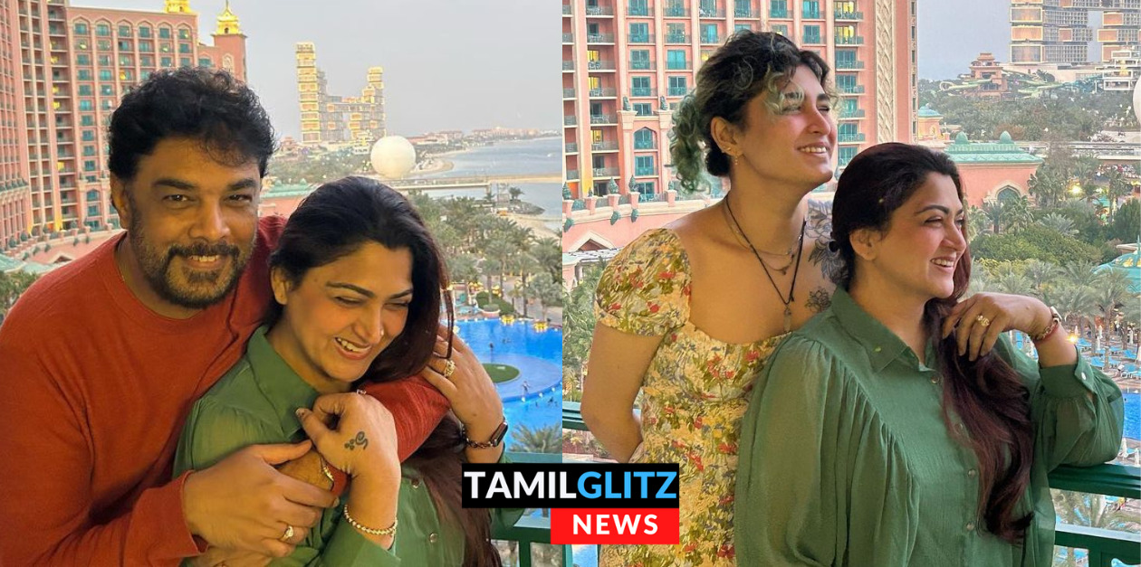 துபாயில் மகள் கணவருடன் விடுமுறையை கழிக்கும் குஷ்பூ.! அழகான குடும்பம், சுத்தி போடுங்கப்பா.! 87