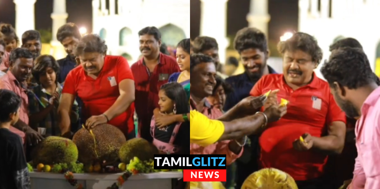 பலாப்பழம் வெட்டி தனது 62வது பிறந்தநாளை கொண்டாடிய மன்சூர் அலிகான்.! வீடியோ இதோ.! 97