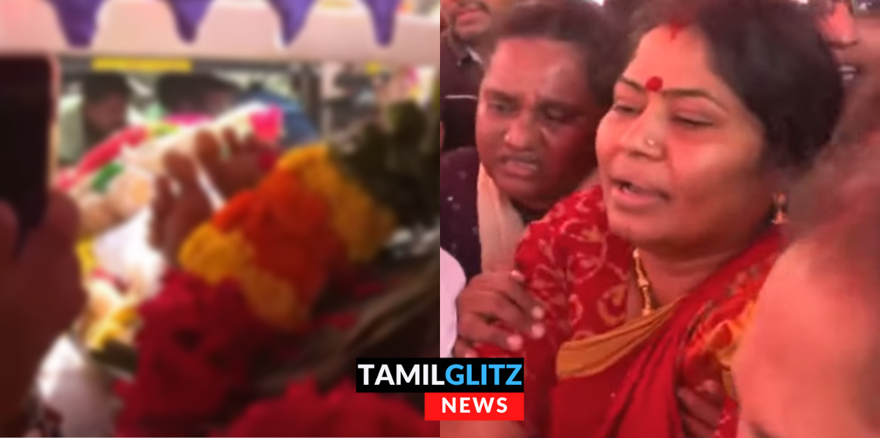 ஐயோ என் சாமி போகுதே.! மயில்சாமி உடலை தூக்கி செல்லும் போது கதறி அழுத மனைவி.! நெஞ்சை உருக்கும் காணொளி.! 35