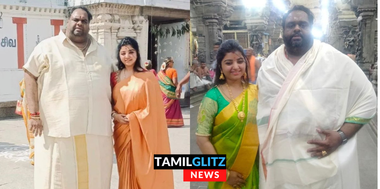 தைப்பூச நாளில் கோவிலுக்கு சென்று ரசிகர்களுக்காக வேண்டி கொண்ட ரவீந்தர்-மஹா தம்பதிகள்.! 95