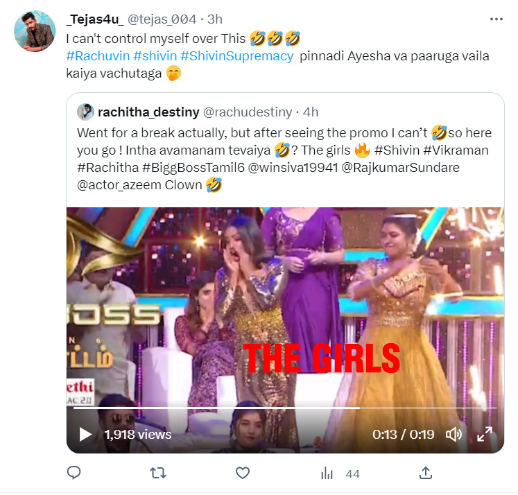 விக்ரமனுக்கு மாலை மரியாதை செய்த துப்புரவு பணியாளர்கள், வன்மத்தை காட்டிய அசீம், தனா.! 5
