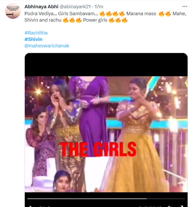 விக்ரமனுக்கு மாலை மரியாதை செய்த துப்புரவு பணியாளர்கள், வன்மத்தை காட்டிய அசீம், தனா.! 3