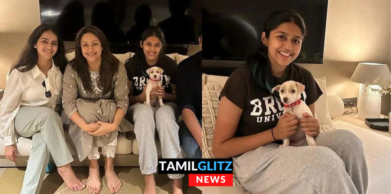 செல்ல மகள் தியாவுக்கு நாய்க்குட்டி ஒன்றை வாங்கி பரிசளித்த ஜோதிகா.! வெளியான Cute போட்டோஸ்.! 167