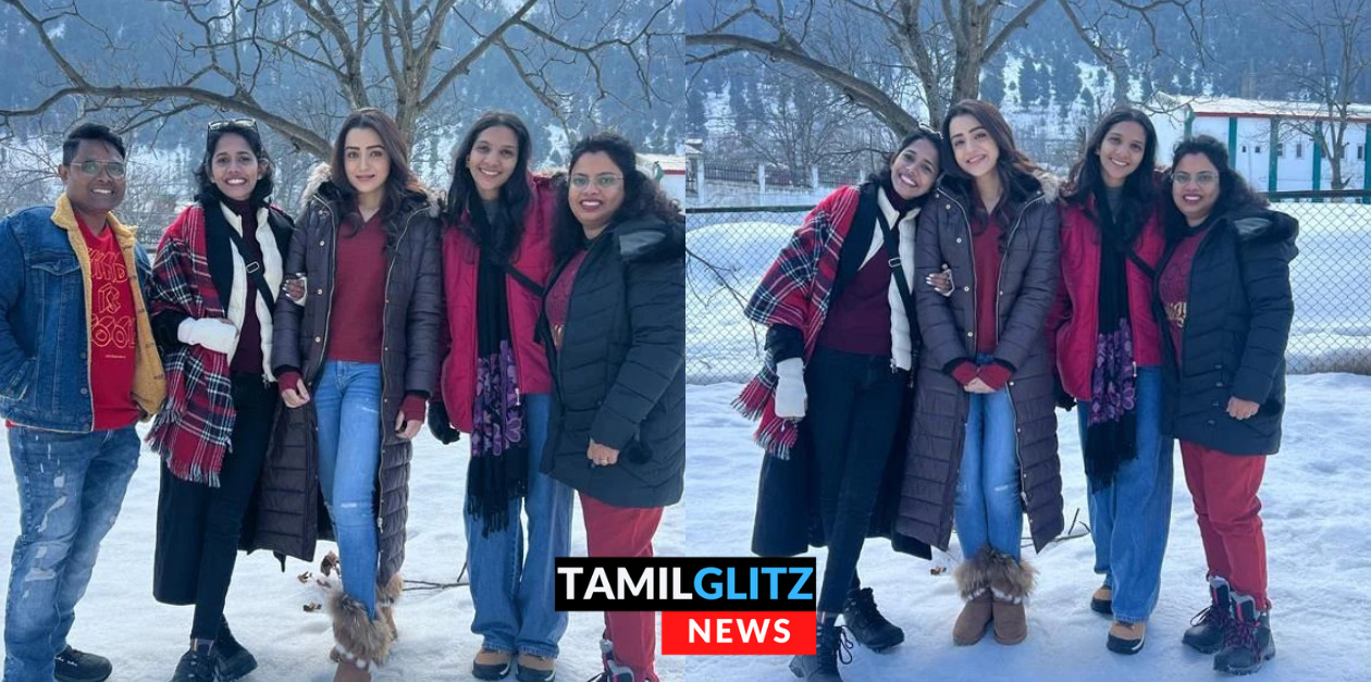 லியோ ஷூட்டிங் ஸ்பாட்டில் காதலர் தினத்தை கொண்டாடிய செல்லம் த்ரிஷா.! காஷ்மீரில் இருந்து அவரே வெளியிட்டிங் புகைப்படம் 63