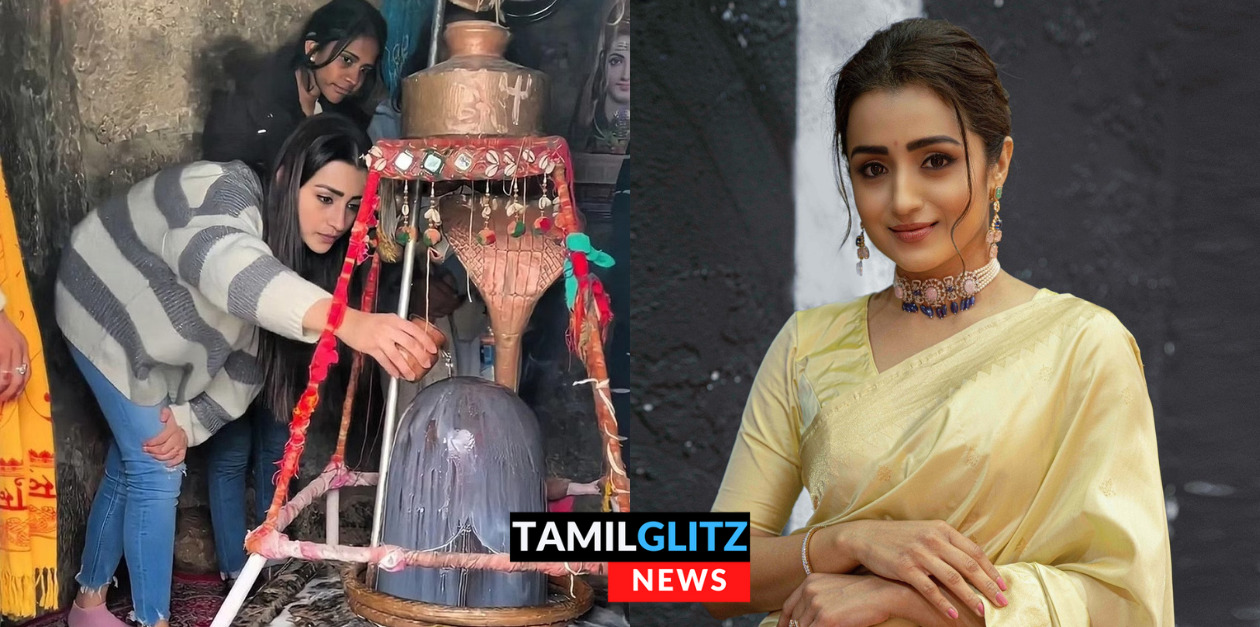 காஷ்மீரில் உள்ள சிவ லிங்கத்திற்கு பால் அபிஷேகம் செய்து மஹா சிவராத்திரி கொண்டாடிய திரிஷா.! 73