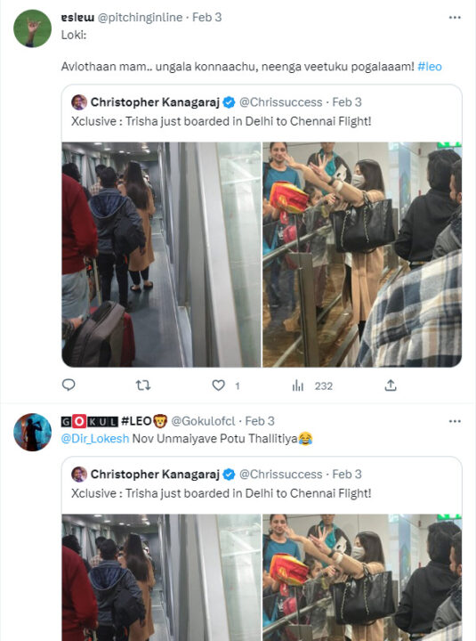 3 நாளில் ஷூட்டிங்கை முடித்து சென்னை திரும்பிய திரிஷா.! லோகேஷை பங்கம் செய்யும் நெட்டிசன்கள்.! 7