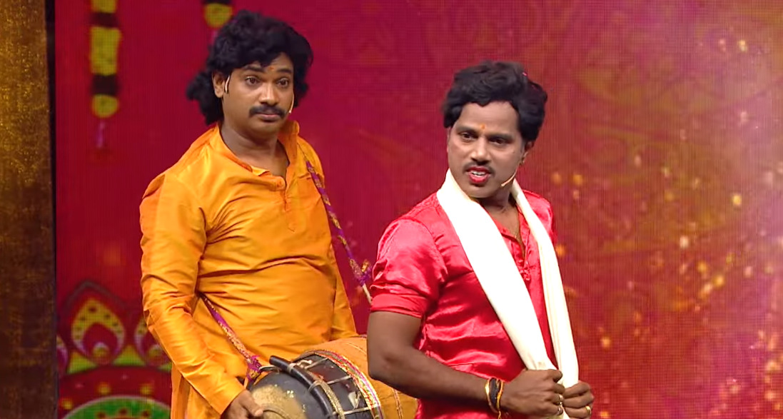 ரஞ்சிதமே பாடலுக்கு ராமராஜன் ஆடி இருந்தால் எப்படி இருக்கும்? அப்படியே ஆடி காட்டிய அமுதவாணன்.! 3