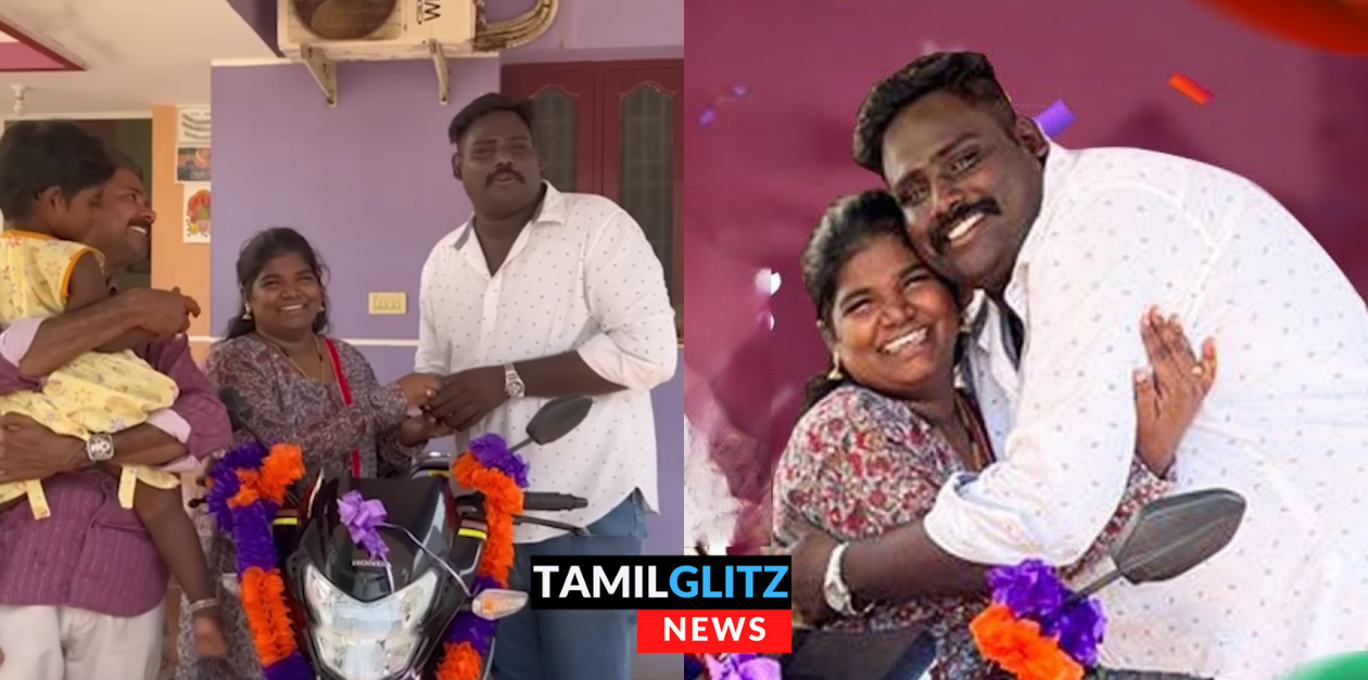 தம்பி பிறந்தநாளுக்காக பைக் வாங்கி கொடுத்து செம்ம சர்ப்ரைஸ் செய்த அறந்தாங்கி நிஷா.! 43
