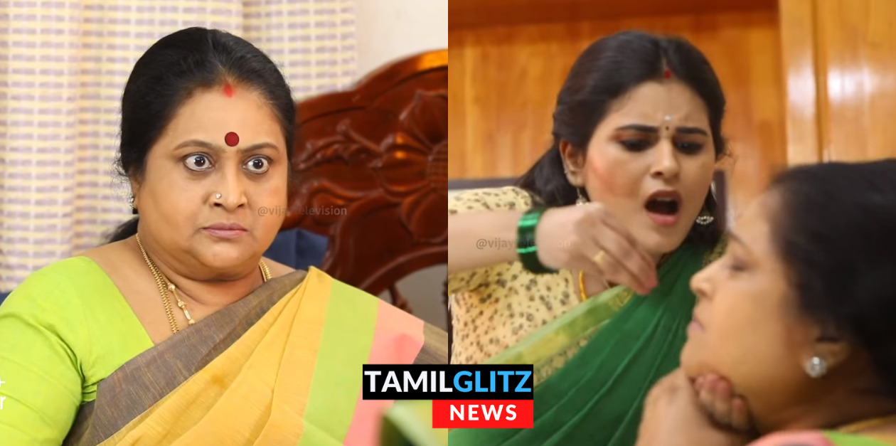 ஈஸ்வரி பாட்டி வாயில் மாத்திரைகளை வைத்து திணித்த அமிர்தா.! சபாஷ் சரியான சம்பவம்.! 25