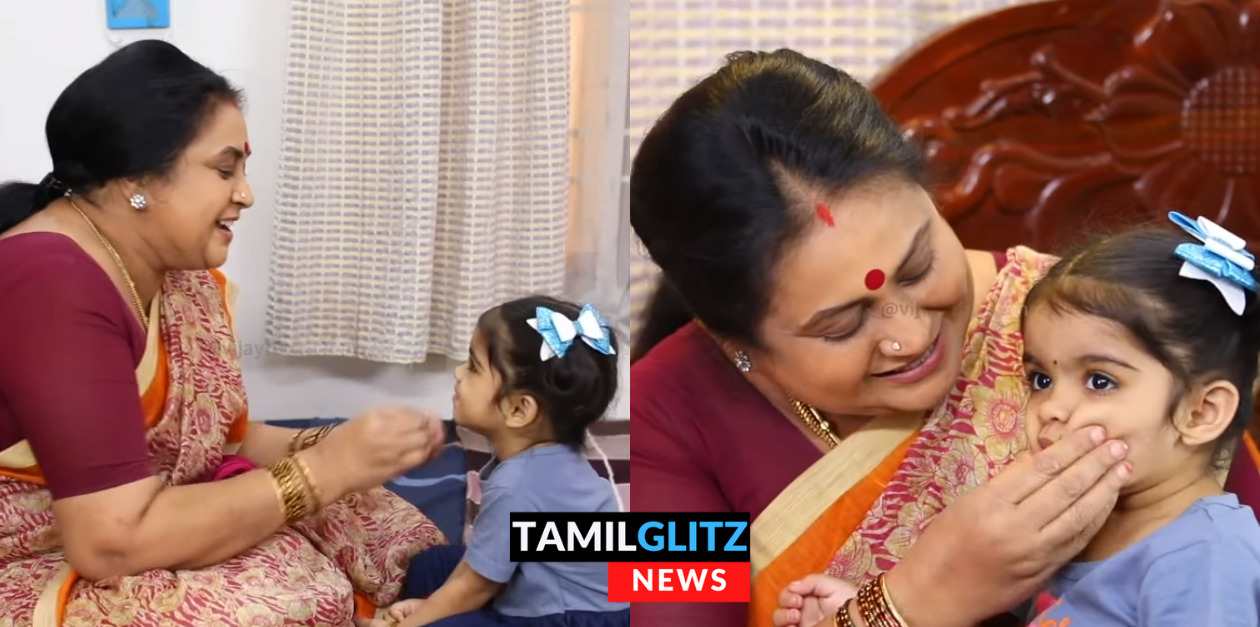 நிலா பாப்பாவை கொஞ்சி விளையாடும் ஈஸ்வரி பாட்டி..! இது என்ன புது ட்விஸ்ட்டா இருக்கு..! 125